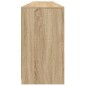 vidaXL Aparador con luces LED roble Sonoma 202x37x67 cm vidaXL Aparador con luces LED roble Sonoma 202x37x67 cm
