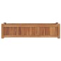 vidaXL Arriate elevado madera maciza de teca 100x30x25 cm vidaXL Arriate elevado madera maciza de teca 100x30x25 cm