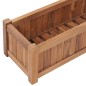 vidaXL Arriate elevado madera maciza de teca 100x30x25 cm vidaXL Arriate elevado madera maciza de teca 100x30x25 cm