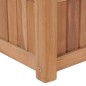 vidaXL Arriate elevado madera maciza de teca 100x30x25 cm vidaXL Arriate elevado madera maciza de teca 100x30x25 cm
