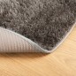 vidaXL Alfombra pelo largo aspecto brillante ISTAN gris Ø 80 cm vidaXL Alfombra pelo largo aspecto brillante ISTAN gris Ø 80 cm