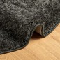 vidaXL Alfombra pelo largo aspecto brillante ISTAN antracita Ø 160 cm vidaXL Alfombra pelo largo aspecto brillante ISTAN antracita Ø 160 cm