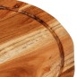 vidaXL Tabla de cortar madera maciza de acacia Ø30x2,5 cm vidaXL Tabla de cortar madera maciza de acacia Ø30x2,5 cm