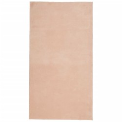 vidaXL Alfombra de pelo corto suave lavable HUARTE rosado 80x150 cm