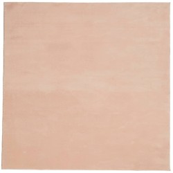 vidaXL Alfombra de pelo corto suave lavable HUARTE rosado 120x120 cm