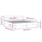 vidaXL Cama con cabecero madera de ingeniería gris hormigón 160x200 cm vidaXL Cama con cabecero madera de ingeniería gris hormigón 160x200 cm