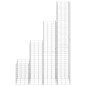 vidaXL Arriates de gaviones 4 unidades hierro 30x30x50/100/150/200 cm vidaXL Arriates de gaviones 4 unidades hierro 30x30x50/100/150/200 cm