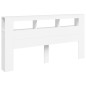 vidaXL Cabecero con LED madera de ingeniería blanco 200x18,5x103,5 cm vidaXL Cabecero con LED madera de ingeniería blanco 200x18,5x103,5 cm