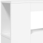 vidaXL Cabecero con LED madera de ingeniería blanco 200x18,5x103,5 cm vidaXL Cabecero con LED madera de ingeniería blanco 200x18,5x103,5 cm