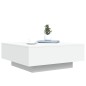 vidaXL Mesa de centro con luces LED blanco 80x80x31 cm vidaXL Mesa de centro con luces LED blanco 80x80x31 cm