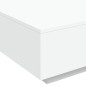 vidaXL Mesa de centro con luces LED blanco 80x80x31 cm vidaXL Mesa de centro con luces LED blanco 80x80x31 cm
