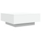 vidaXL Mesa de centro madera de ingeniería blanco 80x80x31 cm vidaXL Mesa de centro madera de ingeniería blanco 80x80x31 cm