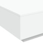 vidaXL Mesa de centro madera de ingeniería blanco 80x80x31 cm vidaXL Mesa de centro madera de ingeniería blanco 80x80x31 cm