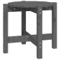 vidaXL Mesa de centro de madera maciza de pino gris Ø52,5x45 cm vidaXL Mesa de centro de madera maciza de pino gris Ø52,5x45 cm