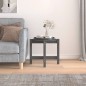 vidaXL Mesa de centro de madera maciza de pino gris Ø52,5x45 cm vidaXL Mesa de centro de madera maciza de pino gris Ø52,5x45 cm