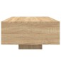 vidaXL Mesa de centro con luces LED roble Sonoma 85x55x31 cm vidaXL Mesa de centro con luces LED roble Sonoma 85x55x31 cm