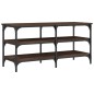 vidaXL Banco zapatero madera de ingeniería marrón roble 100x38,5x49 cm vidaXL Banco zapatero madera de ingeniería marrón roble 100x38,5x49 cm
