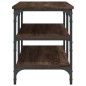 vidaXL Banco zapatero madera de ingeniería marrón roble 100x38,5x49 cm vidaXL Banco zapatero madera de ingeniería marrón roble 100x38,5x49 cm