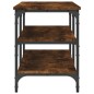 vidaXL Banco zapatero madera ingeniería roble ahumado 100x38,5x49 cm vidaXL Banco zapatero madera ingeniería roble ahumado 100x38,5x49 cm