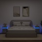 vidaXL Mesitas de noche con luces LED 2 uds gris hormigón 35x39x55 cm vidaXL Mesitas de noche con luces LED 2 uds gris hormigón 35x39x55 cm