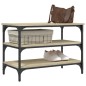 vidaXL Banco zapatero madera de ingeniería roble Sonoma 70x38,5x49 cm vidaXL Banco zapatero madera de ingeniería roble Sonoma 70x38,5x49 cm