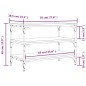 vidaXL Banco zapatero madera de ingeniería roble Sonoma 70x38,5x49 cm vidaXL Banco zapatero madera de ingeniería roble Sonoma 70x38,5x49 cm