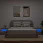 vidaXL Mesitas de noche con luces LED 2 uds roble Sonoma 50x40x45 cm vidaXL Mesitas de noche con luces LED 2 uds roble Sonoma 50x40x45 cm