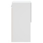 vidaXL Muebles para TV con luces LED 2 uds blanco 30,5x30x60 cm