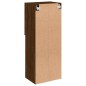 vidaXL Mueble para TV con luces LED roble marrón 40,5x30x102 cm vidaXL Mueble para TV con luces LED roble marrón 40,5x30x102 cm