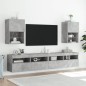 vidaXL Mueble para TV con luces LED gris hormigón 40,5x30x60 cm vidaXL Mueble para TV con luces LED gris hormigón 40,5x30x60 cm