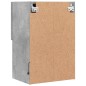 vidaXL Mueble para TV con luces LED gris hormigón 40,5x30x60 cm vidaXL Mueble para TV con luces LED gris hormigón 40,5x30x60 cm