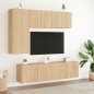 vidaXL Muebles para TV de pared 2 unidades roble Sonoma 60x30x41 cm vidaXL Muebles para TV de pared 2 unidades roble Sonoma 60x30x41 cm
