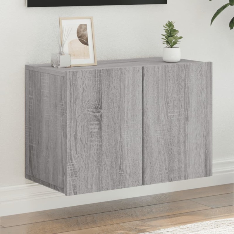 vidaXL Mueble para TV de pared gris Sonoma 60x30x41 cm vidaXL Mueble para TV de pared gris Sonoma 60x30x41 cm