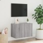 vidaXL Mueble para TV de pared gris Sonoma 60x30x41 cm vidaXL Mueble para TV de pared gris Sonoma 60x30x41 cm