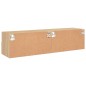 vidaXL Muebles de TV de pared 2 uds madera roble Sonoma 60x30x30 cm vidaXL Muebles de TV de pared 2 uds madera roble Sonoma 60x30x30 cm