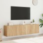 vidaXL Muebles para TV de pared 2 unidades roble Sonoma 80x30x41 cm vidaXL Muebles para TV de pared 2 unidades roble Sonoma 80x30x41 cm