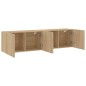 vidaXL Muebles para TV de pared 2 unidades roble Sonoma 80x30x41 cm vidaXL Muebles para TV de pared 2 unidades roble Sonoma 80x30x41 cm