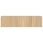 vidaXL Muebles para TV de pared 2 unidades roble Sonoma 80x30x41 cm vidaXL Muebles para TV de pared 2 unidades roble Sonoma 80x30x41 cm