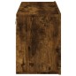 vidaXL Mueble para TV de pared roble ahumado 80x30x41 cm