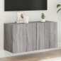 vidaXL Mueble para TV de pared gris Sonoma 80x30x41 cm