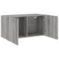 vidaXL Mueble para TV de pared gris Sonoma 80x30x41 cm