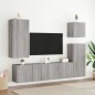 vidaXL Mueble para TV de pared gris Sonoma 80x30x41 cm
