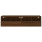 vidaXL Muebles de pared para TV 2 uds madera roble marrón 60x30x30 cm vidaXL Muebles de pared para TV 2 uds madera roble marrón 60x30x30 cm