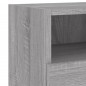 vidaXL Muebles de pared para TV 2 uds madera gris Sonoma 60x30x30 cm vidaXL Muebles de pared para TV 2 uds madera gris Sonoma 60x30x30 cm