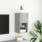 vidaXL Mueble para TV con luces LED gris Sonoma 30,5x30x60 cm vidaXL Mueble para TV con luces LED gris Sonoma 30,5x30x60 cm