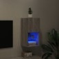 vidaXL Mueble para TV con luces LED gris Sonoma 30,5x30x60 cm vidaXL Mueble para TV con luces LED gris Sonoma 30,5x30x60 cm