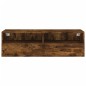 vidaXL Mueble de pared TV madera ingeniería roble ahumado 100x30x30 cm vidaXL Mueble de pared TV madera ingeniería roble ahumado 100x30x30 cm