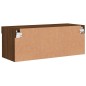 vidaXL Mueble para TV con luces LED roble marrón 80x30x30 cm vidaXL Mueble para TV con luces LED roble marrón 80x30x30 cm