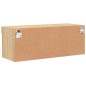 vidaXL Mueble para TV con luces LED roble Sonoma 80x30x30 cm vidaXL Mueble para TV con luces LED roble Sonoma 80x30x30 cm