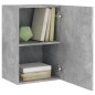 vidaXL Muebles de TV de pared 2 uds madera gris hormigón 40,5x30x60 cm vidaXL Muebles de TV de pared 2 uds madera gris hormigón 40,5x30x60 cm
